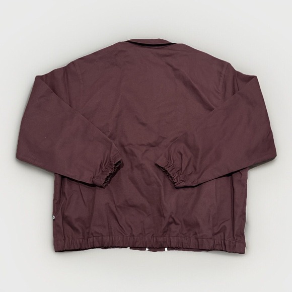 Nike SB Jacket Adult XL Woven Twill Premium Full-Zip Burgundy FQ0406-652 - Picture 2 of 8